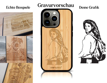 INDIVIDUEL iPhone 15 Pro Max bambou plastique